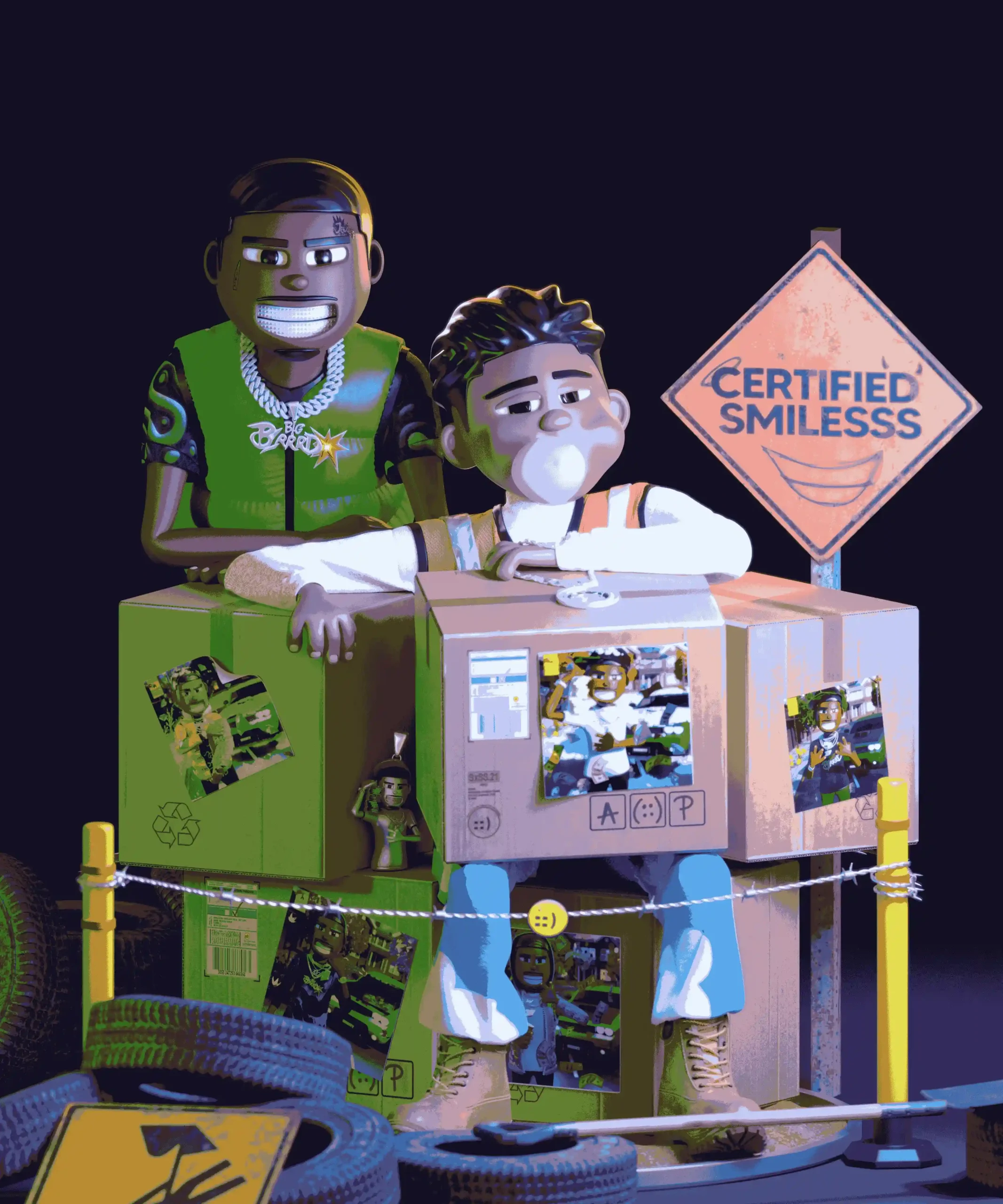 SHIESTY SMILESSS VISUALIZER